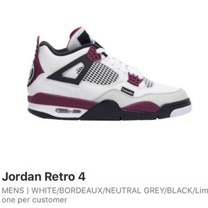 Jordan retro four Paris St. Germain